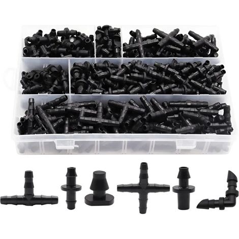 Kit de raccord barbes pour irrigation goutte goutte