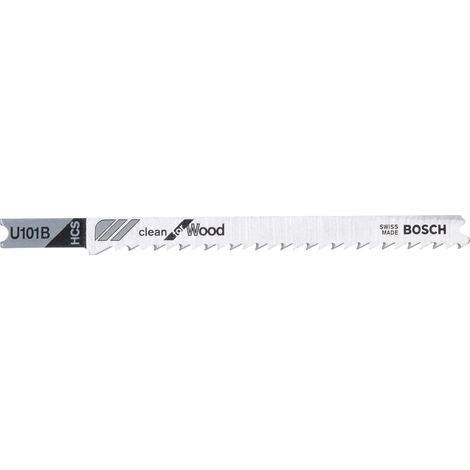 Lame de scie sauteuse U 101 B Clean for Wood - BOSCH - 2608630565