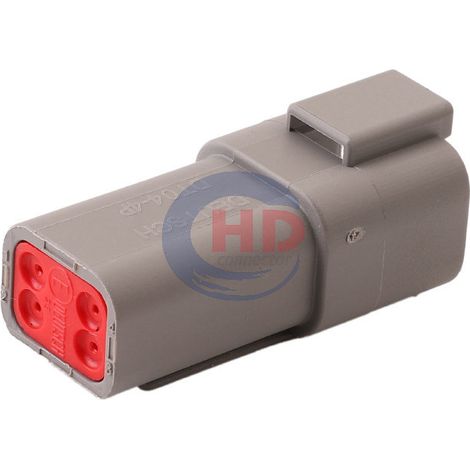 DT04-4P-C015 / Stecker / Kfz-Einsatz / Schutzhülle / Stecker (1/5)
