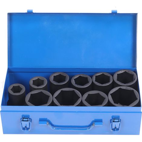 Coffret de douilles pneumatiques en fer de 25 mm (1 pouce), jeu de douilles de 25 mm (1 pouce), douille courte, douille courte décalée (1/5)