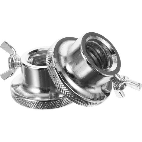 Lot de 2 pinces à vis antidérapantes en fer pour haltères et barres (1/5)