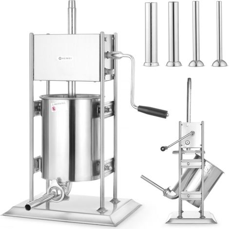 Embutidora vertical de salchichas de acero inoxidable Profi Line 10L - Hendi 282151 (1/5)