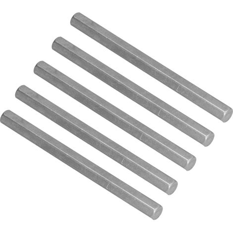 Barre de Raccordement Hexagonale Gobilda 12mm - Lot de 5 en Acier Inoxydable