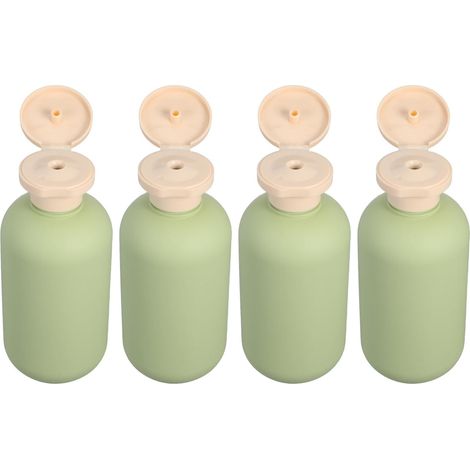 de 4 flacons rechargeables de lotion et shampoing de 200 ml (1/5)