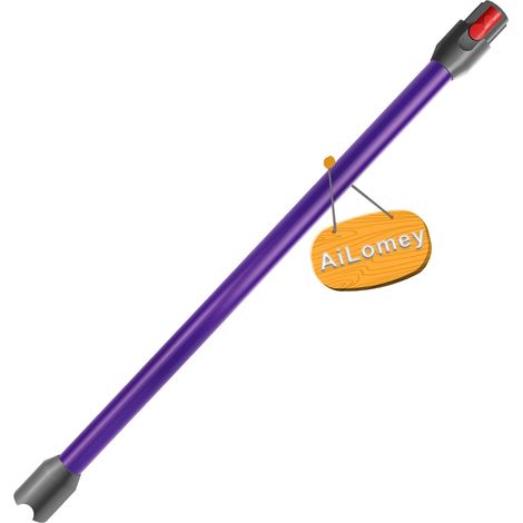Tube Rallonge Pour Dyson V12 Slim - 1 Pièce - Aluminium Et Abs - 74 Cm - Connexion Rapide - Violet (1/5)