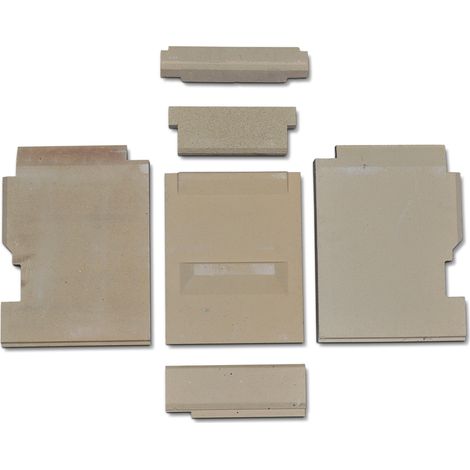 Habillage de foyer A pour cuisinières K144 de Wamsler - chamotte et vermiculite - 6 pièces