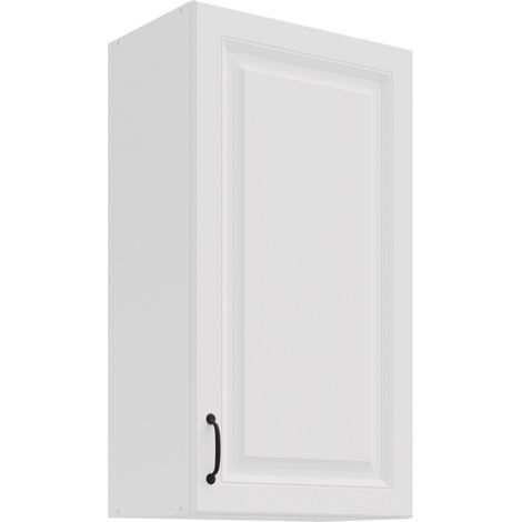 Hängeschrank 50 cm Stilo Weiß Küchenzeile Küchenblock Küche Landhaus Höhe 90 cm (1/4)