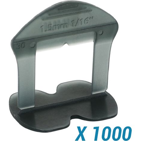 1000 Croisillons autonivelants à cale en "I" 1,5mm (carrelage de 3 à 18mm) B-RIGID BIHUI (1/5)