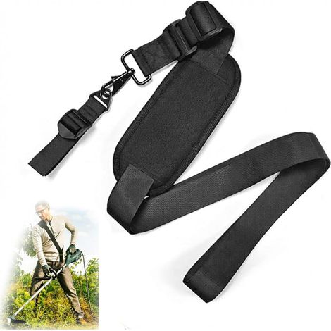 Harnais Débroussailleuse Réglable,Bandoulière Strimmer Universelle en Nylon,pour Tondeuse à Gazon,Tronçonneuse,Taille-Bordure (1/5)