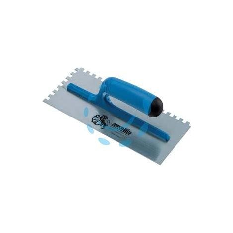 FRATTONE DENTATO PER COLLA IN ACCIAIO CON MANICO IN ABS - cm.28x12 - 42088
