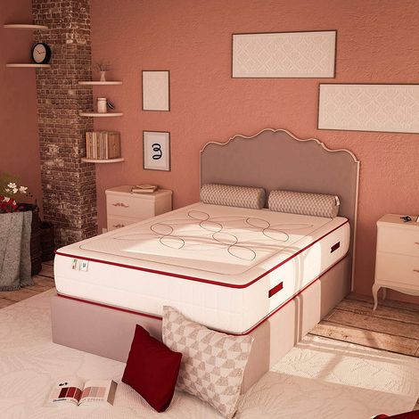 Baldiflex Materasso Memory Amour H24 Singolo Memory 4 cm, Sfoderabile, 100x200 cm
