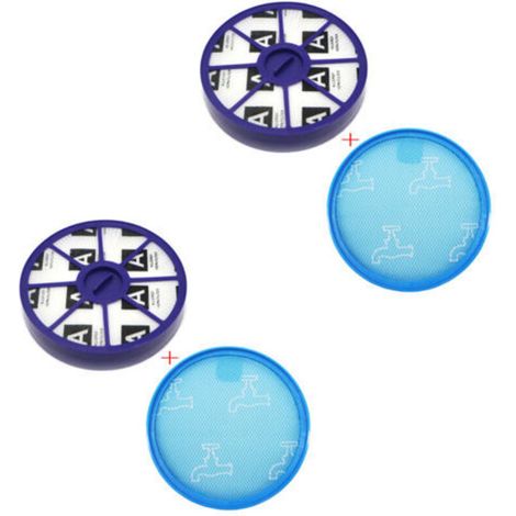 2 Kit de filtres HEPA avant et arrière pour aspirateurs Dyson DC19 DC20 DC21 DC29