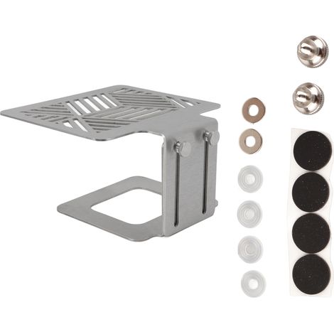 Balançoire de machine à café électronique, support en acier inoxydable 304 réglable en hauteur pour pesée, argenté (1/5)
