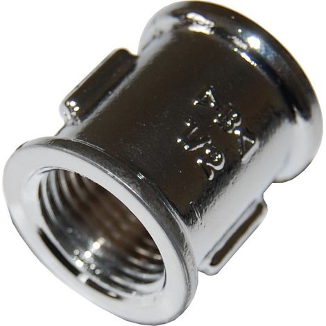 Q.TA'. 10 IDRAULICA - MANICOTTO 270 OTTONE CROMATO D 1/2 (1/2)