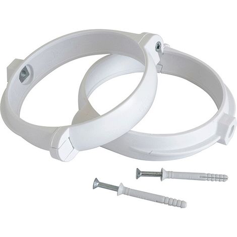STAFFE PER TUBO D.125 BIANCO QT. 2
