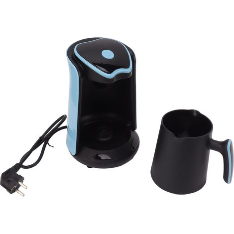 Elektrische Kaffeemaschine aus Edelstahl, 500 ml, isoliert, fürs Büro, blau, 220-V-EU-Stecker