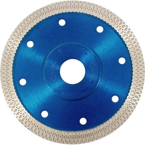 NEUFU Disque à Tronçonner Lame de Scie Diamant Bleu 125mm (1/4)