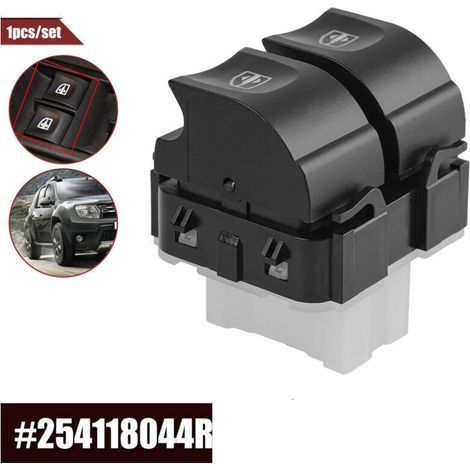 Interruttore alzacristalli anteriore compatibile con Renault Clio IV 2013-2017 - ABS leggero e robusto (1/5)