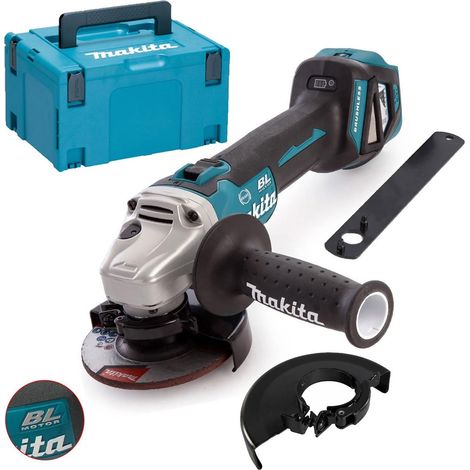 Makita DGA463Z 18v Cordless Brushless 115mm Angle Grinder +125mm Guard + Makpac (1/5)