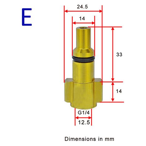 Adaptateur pour nettoyeur haute pression compatible Kärcher, Parkside, Nilfisk, Bosch, Black & Decker, Lavor et Alto. Installation simple et verrouillage rapide-D