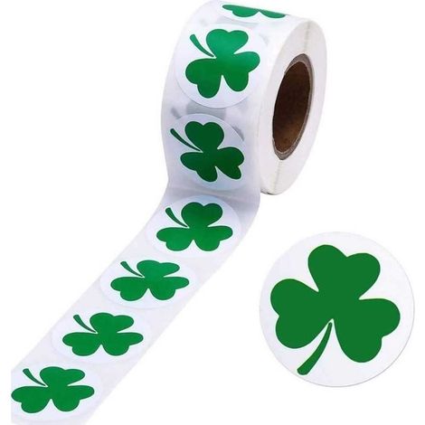 Labels generally 2PCS means sticker of clover chanceux, decoration of strip of labels of paper sticker automatic (1/4)
