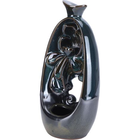 Brûleur d'Encens Céramique à Contre-Courant pour Salon de Thé, Décoration Maison et Bureau