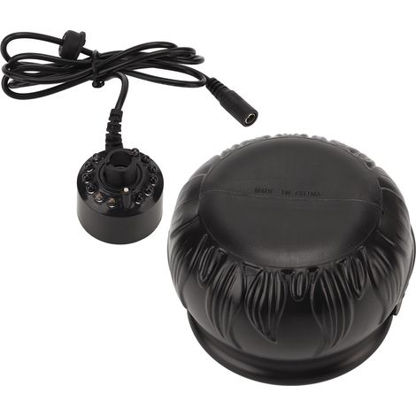 Lampe d'ambiance portable pour Halloween, en pot noir mignon et effrayant, avec prise UE 100-240 V. (1/5)