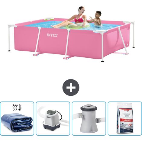 Rechteckiger Frame Pool - 220x150x60 cm - 5-teilig  SCB54 (1/5)