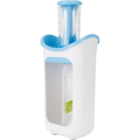 Squeeze Station Press Store System Tragbarer Fruchtpüree-Quetschbeutel für Kinder, geeignet für die heimische Küche (Blau) (1/5)