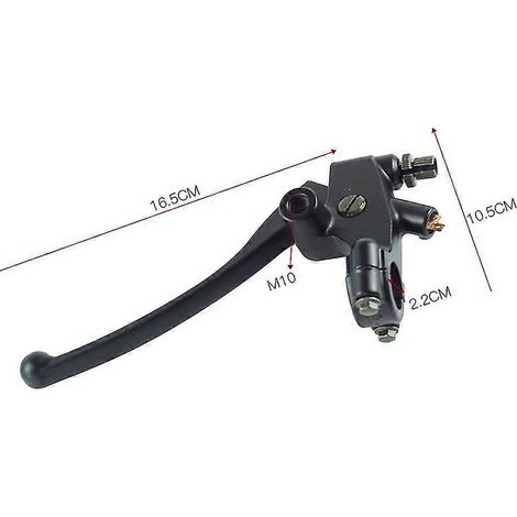 Maître-cylindre de frein avant universel 22 mm pour moto, pompe hydraulique, levier d'embrayage pour Yamaha et Suzuki (embrayage gauche). (1/5)