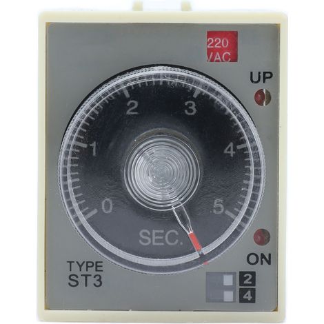 Relais temporisé BERM, temporisateur de mise sous tension réglable, accessoire de remplacement ST3PAC (AC220V) (1/5)
