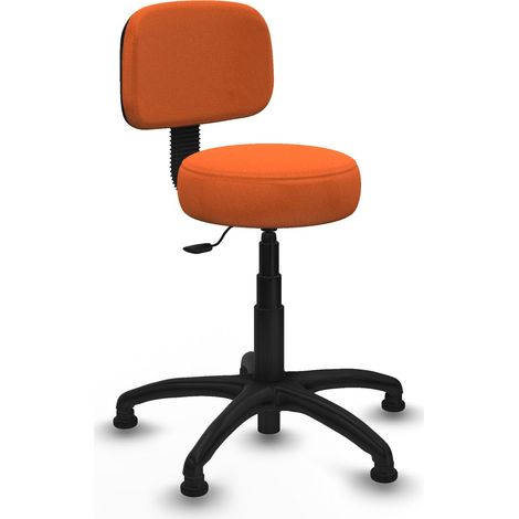 Silla Llanos giratorio bali naranja base poliamida 600 topes