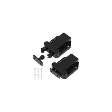 Pestillo para muebles – Paquete de 6 pestillos de liberación por contacto – Para puertas y cajones de armarios – Material ABS duradero (1/5)