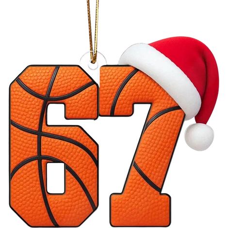 Ornement Sportif - Plaque Acrylique 2D pour Décoration de Noël - Pendentif à Accrocher sur Rétroviseur - 8 x 4 cm - 10 g (1/5)