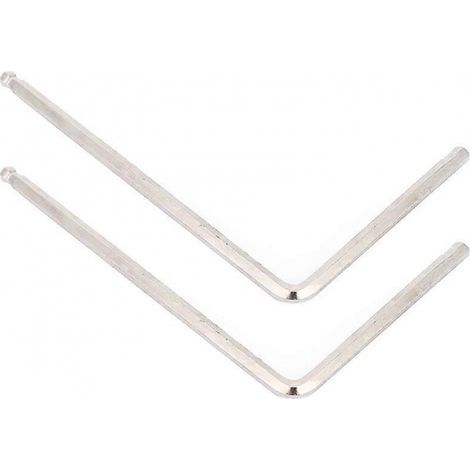 Chiave a brugola per la vite di regolazione del manico della chitarra acustica, testa sferica da 4 mm e 5 mm (confezione da 2). (1/4)