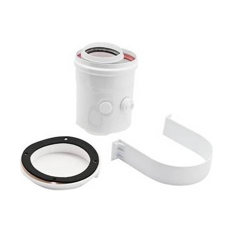 PARTENZA VERTICALE COASSIALE MF 60 100 Misura: Diam. 60/100