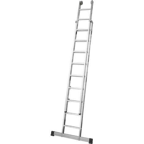 Escalera KTL doble extension manual con base Industrial (1/3)