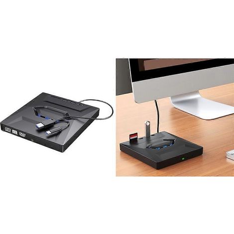 Lecteur/graveur DVD externe USB 3.0 pour ordinateur portable (1/4)