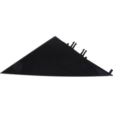Placa triangular para espejo, placa triangular para espejo exterior resistente a los arañazos, duradera, de alta tenacidad, negra para el modelo 3 de 2017 a 2020 (izquierda). (1/5)