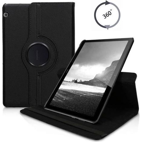 Housse Huawei MediaPad T5 10.1\" Coque de Protection Antichocs Etui Huawei MediaPad T5 10.1\" - Noir (1/4)