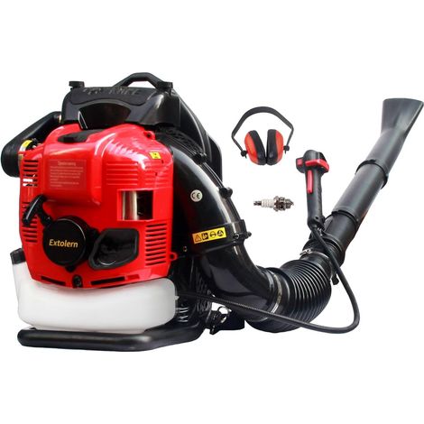 76.5 CC Backpack 4-Stroke Leaf Blower, 51mm Bore, Petrol, Air-Cooled Blade Blower, 840 CU.Ft. per Minute, 4 HP, Snow Blower (1/5)