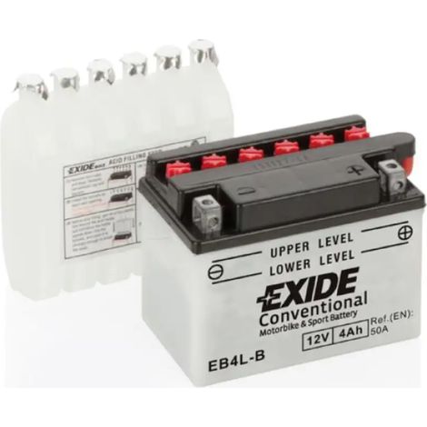 Batería de Moto EXIDE EB4L-B 12V 4Ah