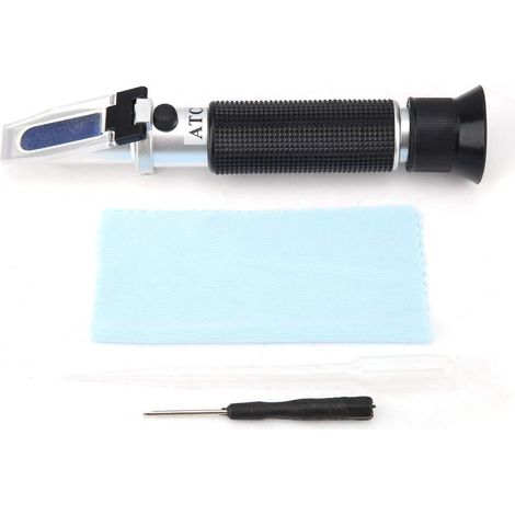 Réfractomètre Brix avec ATC, RZ126 Réfractomètre à Gravité Spécifique d'urine de Chien de Chat Portable pour Animaux de Compagnie Outil Médical pour Animaux de Compagnie (1/5)