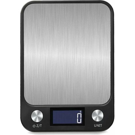 Balance de cuisine numérique 10 kg/1 g avec écran tactile, rechargeable et portable, en acier inoxydable et ABS, étanche, haute précision, idéale pour la cuisine, la pâtisserie et les accessoires de b