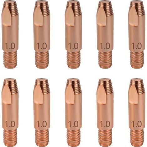 Lot de 10 embouts de soudage M6 1 mm Pour appareil de soudage 24KD (1/5)