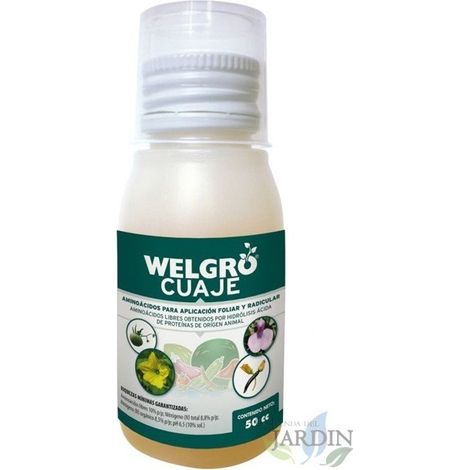 Welgro Cuaje 50cc, aminoacidi per applicazione fogliare e radice