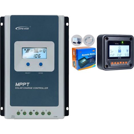 Controlador de carga solar, tecnología MPPT, alta eficiencia, 4210ANG3 MT52, 40A, 12V 24V (1/2)