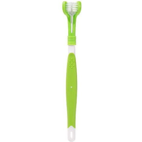 3 Piece Pet Toothbrush Set, Green Dog Toothbrush Fingertips Doigts De Brosse Dents En Silicone Pour Chiens Et Chats Pour Amliorer L'hygine Bucco- (1/5)