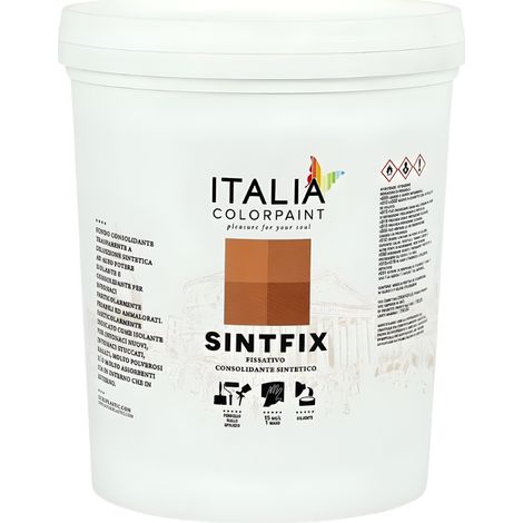 Sintfix fissativo sintetico consolidante trasparente per pareti formato 0,750 lt - confezione 1
