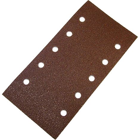 Faithfull 009651 1/2 Orbital Sheet Punched Assorted (Pack 5) FAIAOHSPROA